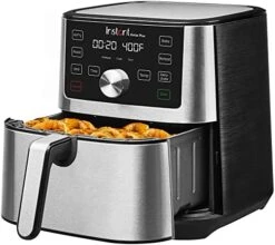 Instant Pot Vortex 4-in-1, 2-quart Mini Air Fryer Oven Combo With Customizable Smart Cooking Programs, Nonstick And Dishwasher-Safe Basket, Includes Free App With Over 1900 Recipes, Aqua -KitchenAid Shop 41WAoH5H6NL. AC