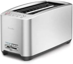 Breville BTA830XL Die-Cast Smart Toaster 4-Slice Long Slot Toaster, Brushed Stainless Steel -KitchenAid Shop 41WID3yay1L. AC