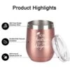 Graduation Gifts, Now Hotter By One Degree Wine Tumbler With Lid, Grad Christmas Gifts For College High School Graduates College Grad Masters Degree, 12 Oz Insulated Stainless Steel Tumbler, Rose Gold -KitchenAid Shop 41WRq4oOFiL