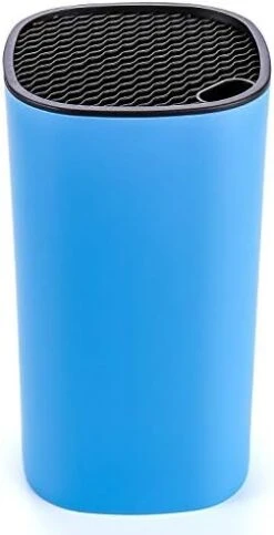 Universal Knife Block Holder, Stainless Steel Knife Stand Without Knives, Safe Space Saver Large Volume Stable Knife Storage With Scissors Slot, Detachable For Easy Cleaning - Square -KitchenAid Shop 41WbX8qEXTL. AC