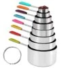Stainless Steel Measuring Cups Set (Stainless Steel-Colorful, 8Cup) 2 Stainless Steel Measuring Cups Set (Stainless Steel-Colorful, 8Cup) -KitchenAid Shop 41WbjGX1GeL