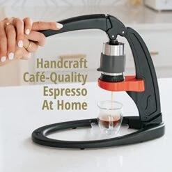 Flair Espresso Maker - Classic With Pressure Kit: All Manual Lever Espresso Machine For The Home With Stainless Steel Tamper, Pressure Gauge And Portable Carrying Case -KitchenAid Shop 41WfBGRSunL