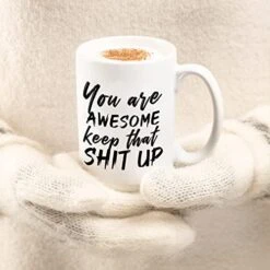 Velty 15oz Ceramic Tea & Coffee Mug For Your Mom, Dad, Sister Or Brother; Funny And Cool Christmas, Birthday, Anniversary, Holiday Or Graduation Gift -KitchenAid Shop 41Wk4LvU8xL