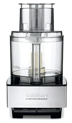 Cuisinart 14 Cup Food Processor, Includes Stainless Steel Standard Slicing Disc (4mm), Medium Shredding Disc, & Stainless Steel Chopping/Mixing Blade, DFP-14BCNY And DLC-DH Disc Holder, White