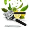 Lemon Squeezer - Premium Citrus Juicer - Lime Squeezer For Seedless Juicing - Stainless Steel Hand Juicer 2 Pcs - Easy To Wash Lemon Press