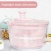 Salad Spinner 5L Multiuse Lettuce Spinner Collapsible Spinning Colander Vegetable Dryer Fruit Washer Vegetable Colanders Strainers Draining System For Household Kitchen -KitchenAid Shop 41WuVt30t0L