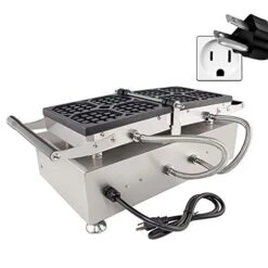 Belgian Waffle Iron | Swing Type | 4 Pcs | Professional Use | Removable Plates With Nonstick Coating | 110V 14 Belgian Waffle Iron | Swing Type | 4 Pcs | Professional Use | Removable Plates With Nonstick Coating | 110V -KitchenAid Shop 41WyoDZ7YUL