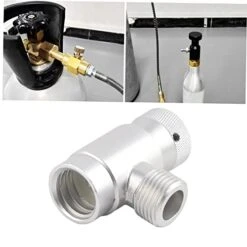 CO2 Cylinder Refill Adapter Kit - CGA320 Soda Cylinder Filling Connector For Soda Maker - Easy Carbon Dioxide Cylinder Refill Connection Replacement Parts