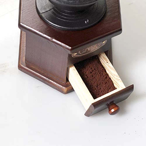 Manual Coffee Grinder, Grain Grinder With Cleaning Brush,Cast Iron Hand Crank, Ceramic Core, Adjustable Grinder,Make Fresh Coffee For Coffee Enthusiasts 8 Manual Coffee Grinder, Grain Grinder With Cleaning Brush,Cast Iron Hand Crank, Ceramic Core, Adjustable Grinder,Make Fresh Coffee For Coffee Enthusiasts - Image 6