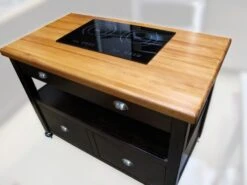 TRUE INDUCTION TI-2B Built-In Double Burner Induction Glass Cook-Top 120V Black -KitchenAid Shop 41X7zQHVtFL