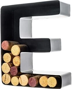 Metal Wine Cork Holder - Letters A To Z | Modern Housewarming Gift, Home Bar Decor, Wine Gift, Bridal Shower Gift, Engagement Gift | Large Wall Art | Home Décor -KitchenAid Shop 41XMyV2reFL. AC