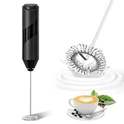 Electric Milk Frother Stick, Handheld Battery Operated Milk Frother Milk Frother Electric Milk Frother For Coffee Cappuccino Milk Latte Cream Matcha