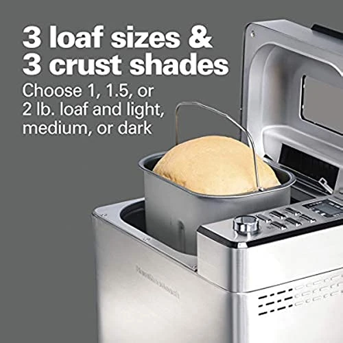Bread Maker With Automatic Fruit And Nut Dispenser, 2 Lb Bread Capacity, Stainless Steel 7 Bread Maker With Automatic Fruit And Nut Dispenser, 2 Lb Bread Capacity, Stainless Steel - Image 5