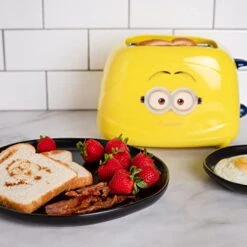 Minions Dave 2-Slice Toaster- Toast Iconic Minion On Your Toast