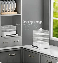 3 Tier Food Steamer, 20L Multi-Cooker, 60 Minutes Fast Simultaneous Cooking, 7 Preset Cooking Mode, Stackable Baskets For Vegetables Or Meats, Use For Variety Of Foods, 800W -KitchenAid Shop 41XUmARaWUL