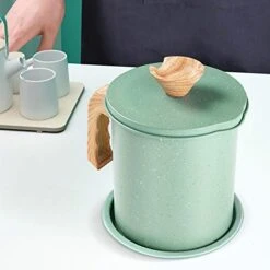 Bacon Grease Keeper Storage Container-1.4L 304 Stainless Steel Bacon Grease Saver And Storage Container Red -KitchenAid Shop 41XVm8gKSyL