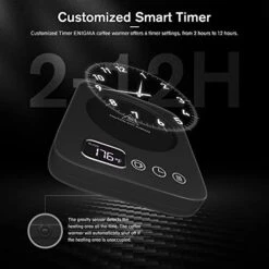 NIGMA Coffee Mug Warmer For Desk, Electric Cup Candle Warmer With Auto Shut Off, Smart Kitchen Gadget For Heating Coffee, Tea, Hot Chocolate, And Milk (No Cup, Black) 20 NIGMA Coffee Mug Warmer For Desk, Electric Cup Candle Warmer With Auto Shut Off, Smart Kitchen Gadget For Heating Coffee, Tea, Hot Chocolate, And Milk (No Cup, Black) -KitchenAid Shop 41XWvd6lPML