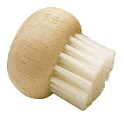 KitchenCraft Craft Mushroom Cleaning Brush With Rubber Wood Handle And Soft Bristles