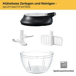 Mini Manual Stainless Steel Mincer With Lid And Scraper For Onions, Garlic, Herbs 9 Mini Manual Stainless Steel Mincer With Lid And Scraper For Onions, Garlic, Herbs -KitchenAid Shop 41XmtCUgZPL