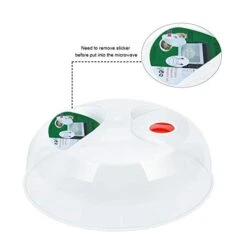 Microwave Plate Cover,Microwave Cover For Food 11.5 Inch BPA Free Dishwasher Safe (1, Clear) 12 Microwave Plate Cover,Microwave Cover For Food 11.5 Inch BPA Free Dishwasher Safe (1, Clear) -KitchenAid Shop 41Xojaq7q5L