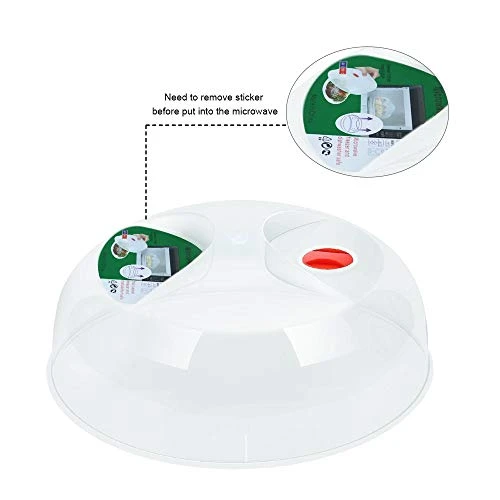 Microwave Plate Cover,Microwave Cover For Food 11.5 Inch BPA Free Dishwasher Safe (1, Clear) 7 Microwave Plate Cover,Microwave Cover For Food 11.5 Inch BPA Free Dishwasher Safe (1, Clear) - Image 5