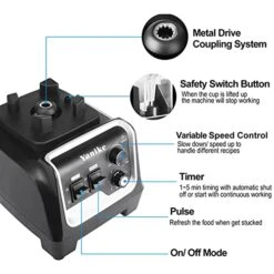 Blender Smoothie Blender, 2200W High Speed Professional Countertop Blender For Shakes And Smoothies, Commercial Blender Built-in Timer, 70OZ BPA-Free Tritan For Crushing Ice,Frozen Dessert,Salsa,Juice (Countertop Blender) -KitchenAid Shop 41XtAZ1iiBL