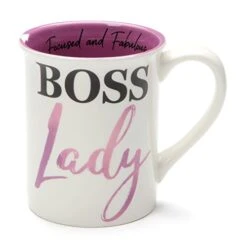 Enesco Boss Lady Be Goal Digger 16 Ounce Ceramic Coffee Mug
