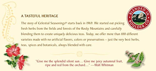 Celestial Seasonings® Herbal Tea, Red Zinger, 20 Count 6 Celestial Seasonings® Herbal Tea, Red Zinger, 20 Count - Image 4