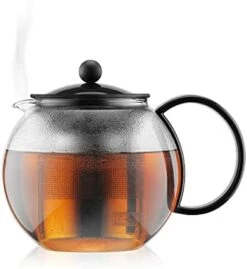 Bodum Assam Set And 2 Mugs Tea Press With Filter, 34 Oz, Black -KitchenAid Shop 41Y2UbzEuxL. AC
