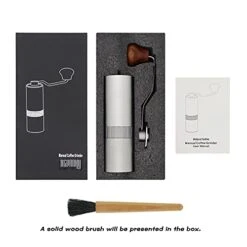 Manual Coffee Grinder,Coffee Bean Grinder,Adjustable Thickness,CNC Stainless Steel Cone Burr,Portable Mill Faster Grinding Efficiency For Office, Home, Camping -KitchenAid Shop 41Y2hM0m78L