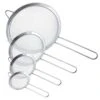 - Set Of 4 Premium Quality Fine Mesh Stainless Steel Strainers - 3", 4", 5.5" And 8" Sizes - Sift, Strain, Drain And Rinse Vegetables, Pastas & Tea
