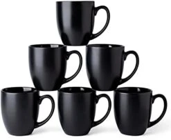 16oz Coffee Mugs Set Of 6, Large Ceramic Coffee Mugs For Men, Women, Dad, Mom, Modern Coffee Mugs With Handle For Tea,Latte,Cappuccino,Cocoa. Dishwasher&Microwave Safe, Matte Blue 20 16oz Coffee Mugs Set Of 6, Large Ceramic Coffee Mugs For Men, Women, Dad, Mom, Modern Coffee Mugs With Handle For Tea,Latte,Cappuccino,Cocoa. Dishwasher&Microwave Safe, Matte Blue -KitchenAid Shop 41Y5qbmFCAL. AC
