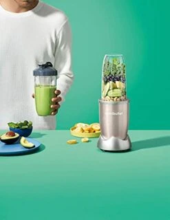 NutriBullet Pro - High-Speed Blender/Mixer System With Hardcover Recipe Book Included (900 Watts) (Renewed) 7 NutriBullet Pro - High-Speed Blender/Mixer System With Hardcover Recipe Book Included (900 Watts) (Renewed) -KitchenAid Shop 41Y6JhPo4kL