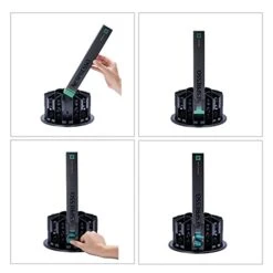 Ship Nespresso Pod Holders Storage Carousel Coffee Nespresso Original Line Capsules Holder Coffee Capsules Holder Organizer Stand Small 80 Pods Originalline -KitchenAid Shop 41Y93uBXolL