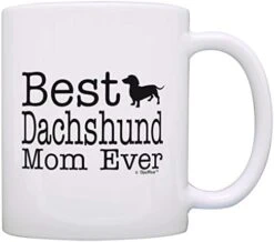 Dog Owner Gift Best Dachshund Dad Ever Paw Pattern 11oz Ceramic Coffee Mug Tea Cup White -KitchenAid Shop 41Y9uJZ5zIL. AC