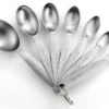 - Oval Stainless Steel Metal Measuring Spoons Set, Easy To Read Dual Measurements For Dry And Liquid Ingredients, Medicine And More, Kitchen Essentials, Set Of 7 -KitchenAid Shop 41YCYIl2OaL