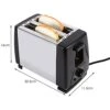 Mbj Bread Maker Toaster Stainless Steel Bread Super Wide Groove Compact Toaster 1 Mbj Bread Maker Toaster Stainless Steel Bread Super Wide Groove Compact Toaster -KitchenAid Shop 41YWxKF7eQL
