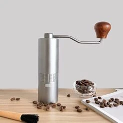 Manual Coffee Grinder,Coffee Bean Grinder,Adjustable Thickness,CNC Stainless Steel Cone Burr,Portable Mill Faster Grinding Efficiency For Office, Home, Camping -KitchenAid Shop 41YYOmrsp4L