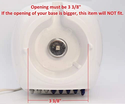 Blendin Replacement Plastic Base Bottom Cap With 2 Rubber O Ring Gaskets, Compatible With Oster And Osterizer Blenders 4 Blendin Replacement Plastic Base Bottom Cap With 2 Rubber O Ring Gaskets, Compatible With Oster And Osterizer Blenders - Image 2