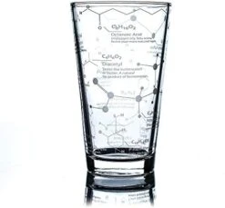 Beer Glasses - 16 Oz Pint Glass (Set Of 2) – Science Of Beer Glassware - Etched With Beer & Hops Chemistry Molecules 14 Beer Glasses - 16 Oz Pint Glass (Set Of 2) – Science Of Beer Glassware - Etched With Beer & Hops Chemistry Molecules -KitchenAid Shop 41Ycl8RSBjL. AC