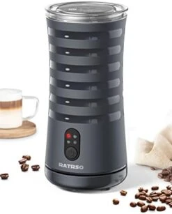 Milk Frother, Electric Milk Steamer Soft Foam Maker With Two Whisks For Frothing And Heating Milk, 4 IN 1 Multifunction For Hot & Cold Froth, Automatic Off & Easy Cleaning,Silent Operation -KitchenAid Shop 41YjZdNBPL. AC