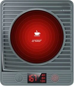 Coffee Mug Warmer, Candle Warmer With Timer And 3 Temp Settings, Coffee Cup Warmer For Desk With Auto Shut Off, Smart Electric Cup Warmer For Heating Coffee, Beverage, Milk, Tea, And Hot Chocolate