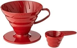 Hario V60 Plastic Coffee Dripper Pour Over Cone Coffee Maker Size 02, Red -KitchenAid Shop 41YwMnqXXKL. AC