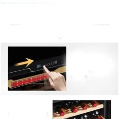 QYTECbx Freestanding Wine Cellars For 28 Pieces Wine Refrigerator 65L Adjustable Thermostat Glass Door Wine Champagne Storage 8 QYTECbx Freestanding Wine Cellars For 28 Pieces Wine Refrigerator 65L Adjustable Thermostat Glass Door Wine Champagne Storage -KitchenAid Shop 41Z09EBSXlL