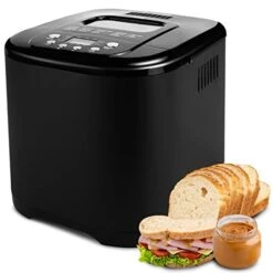 OROXCO 15-in-1 2LB Bread Maker Machine Fully Automatic LCD Display,Stainless Steel