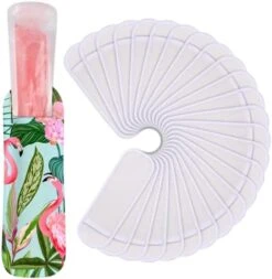 24 Pack Reusable Popsicle Bags Ice Pop Sleeves Antifreezing Sleeves,8 Colors -KitchenAid Shop 41ZL9S7j1VL. AC