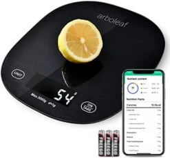 Arboleaf Food Scale Rechargeable, Kitchen Scale For Food Ounces And Grams, Smart Food Scale For Weight Loss, Small Digital Baking Food Scales For Kitchen Gift, USB Scale, 1g/0.1oz, 11lb/5kg 13 Arboleaf Food Scale Rechargeable, Kitchen Scale For Food Ounces And Grams, Smart Food Scale For Weight Loss, Small Digital Baking Food Scales For Kitchen Gift, USB Scale, 1g/0.1oz, 11lb/5kg -KitchenAid Shop 41ZPKPEpKhL. AC