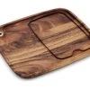 Fort Worth Steak Plate With Juice Channel, Acacia Wood 13 X 11 X 0.75 -inches -KitchenAid Shop 41ZRGxxncPL