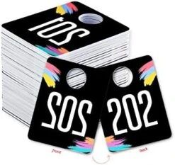 Live Sale Plastic Number Tags, Normal And Reverse Mirror Image, Reusable Hanger Facebook Cards, 100 Consecutive Numbers, (001-100) -KitchenAid Shop 41ZZDUp8KML. AC