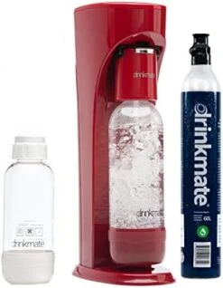 Mate OmniFizz Sparkling Water And Soda Maker, Carbonates Any Drink, Special Bundle - Includes 60L CO2 Cylinder, Two Carbonation Bottles, And Fizz Infuser, Matte Black -KitchenAid Shop 41ZegI0kvlL. AC